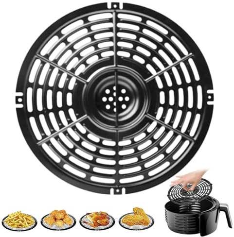 SMELEYOU Piacricio della friggitrice ad Aria da 8,66 pollici/22 cm Fryer Grill Fryer Grill Pannella Non lavastoviglie Spettacimento della Piastra più frizzante per Accessori da 5 QT Air Frier