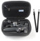 SKYREAT Osmo Mobile 7P Sac de rangement portable en cuir synthétique pour DJI Osmo Mobile 7/7P Vlog Combo Gimbal Stabilisateur Accessoires, Noir , OSMO Mobile 7/7P Case