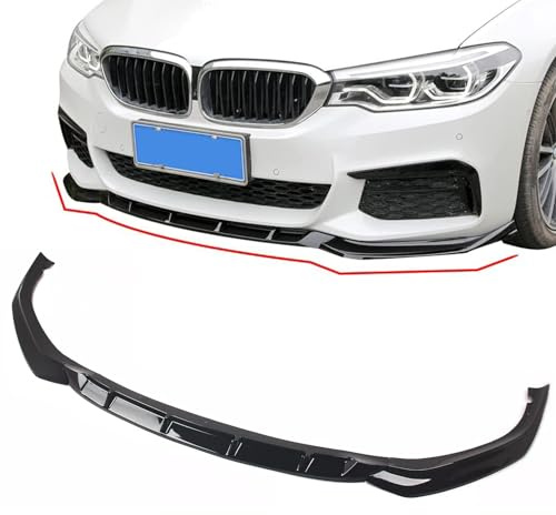 Archaic Frontspoilerlippe kompatibel mit BMW 5er G30 G31 Pre-LCI 2017-2020 Lippenspoiler, Splitter Unterkinnspoiler Body Kit 5er M Sport Zubehör