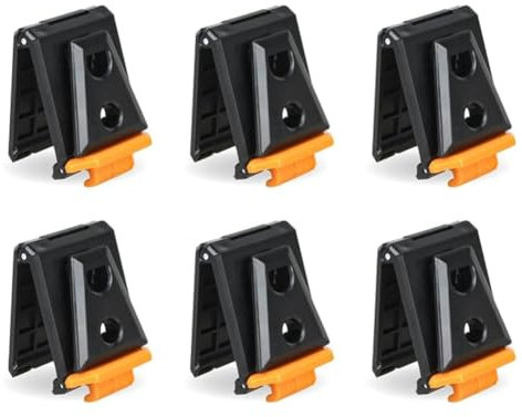 Tebbomp 6pcs Clip Tech Hubs for TOU-CT ClipTech Pouches,Tool Belt Clip Fits for Models TOU-CT-150 TB-CT-150SP