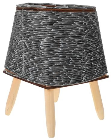 Abaodam Weidenkorb Pflanzgefäß Mit Standfuß Woven Flowerpot Storage Basket Für Und Balkon Langlebiger Kunststoff Für Sukkulenten Und Zimmerpflanzen