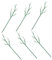 UKCOCO 6Pezzi Rampicante per Piante Supporti Regolabili per Piante Rampicanti per Decorazioni da Struttura Resistente e Facile