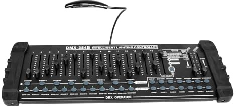 Tragbarer DMX-Controller für Lichter 384-Kanal-Lichtsteuerung, DMX512-Controller-Konsolenbediener for Live-Konzerte, KTV-DJs, Clubausrüstung