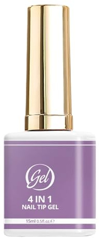 Colla Per Unghie UV | 4-in-1 Duraturo A Lungo Termine | Colla Per Estensione Unghie Con Luce UV | Casa Quotidiano Viaggio Manicure Design Cura Della Bellezza Pratica Donne Principianti