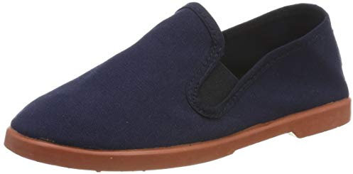 victoria Alpargatas Unisex Gong Fu Lona & Elásticos Laterales & Suela Color Caramelo 108019 para Adulto Marino 35