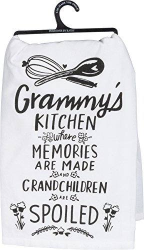 Primitives by Kathy 36917 LOL Made You Smile Geschirrtuch, baumwolle, Grammy's Kitchen