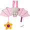 SIGIKID 42208 Anhänger Fledermaus Urban Mädchen Babyspielzeug empfohlen ab Geburt rosa