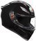 AGV K1 ECE 22-05 Solid Motorrad Integralhelm ECE 22-05 Sport, Schwarz, L