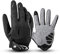 I Kua Fly Vollfinger Fahrradhandschuhe Männer Touchscreen Kompatibel MTB Handschuhe mit Gel für Herren Damen (Schwarz, L)
