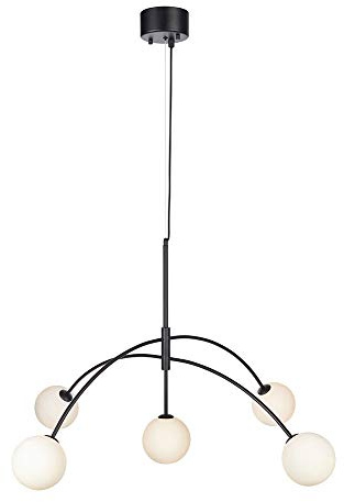 Markslojd HEAVEN Hängeleuchte Flexible Halterung, Weiß, G9, 28 W, Halogen – Hängeleuchte (flexible Montage, Weiß, Metall, IP20, I)