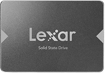 Lexar NS100 2,5 SATA III (6Gb/s) Interne SSD 512GB, Solid-State-Laufwerk, Bis zu 550 MB/s Lesen, für Laptop, Desktop-Computer/PC (LNS100-512AMZN)