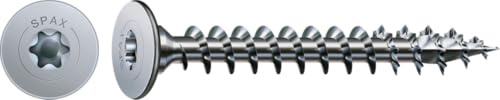SPAX Universalschraube, Flachrückwandkopf, Vollgewinde, T-Star plus, WIROX 3,5x30mm 300 Stück