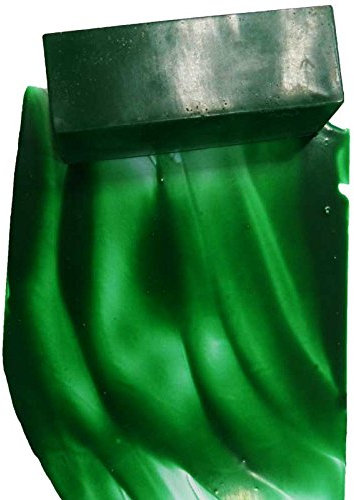Meyco Encaustic Wachsfarbe, Künstlerwachs, großer Block 75x26x26 mm, 60 ml (Saftgrün)