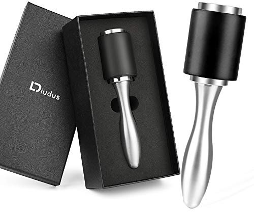 DIUDUS Lederhammer, Lederhammer zum Basteln, Lederschnitzhammer, Ledermaul für Stanzwerkzeug, schwarzer Nylonkopf, Lederhammer für Lederarbeiten, mit bequemem Griff für handgefertigte Projekte