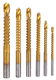 DIMENXONG Bricolaje y Herramientas 3-8mm HSS bit de Brocas de Madera Establecido para taladros eléctricos de perforación de Perforaciones