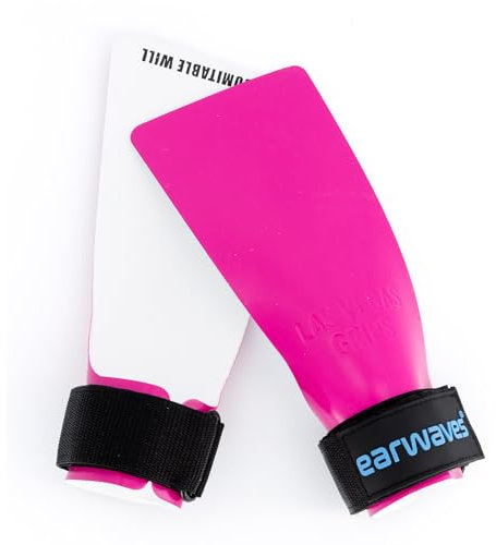 Earwaves® Las Vegas™ NO Chalk Maniques I Grips sans magnésie magnésium I sans Trous I Design sans Doigts I pour athlètes I Cross-Training I Idéal pour Gymnastique (Rose, Regular)