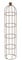 ELEO Rankobelisk Messina groß rostoptik - 160x34 cm Rankhilfe rund aus Metall für den Garten handgeschmiedet Schmiedeeisen rost Edelrost - Pflanzenstütze dekorativ und praktisch für Pflanzen draußen