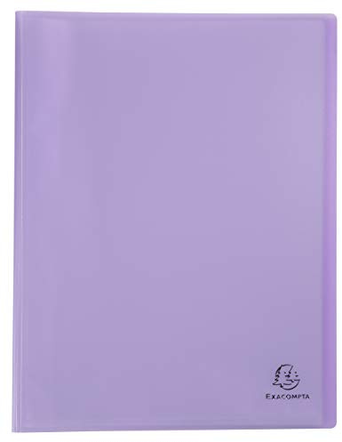 Exacompta 5 Protège-Documents Chromaline Pastel A4 40 Pochettes Mauve