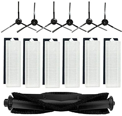 Kits de piezas de repuesto para Proscenic M7 Pro M8Pro Robot Aspirador Accesorios, Cepillo Principal Filtro HEPA (13 Kits, Fit M8 PRO)