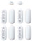 Mebamce 10 Pack Set Toilet Seat Buffers Universal WC Replacement Cushioning Pads Noise Dampening Bumpers Gasket Set