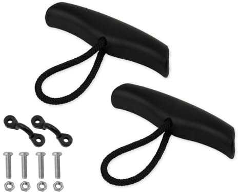SCSpecial Kayak Asas de transporte de 2 piezas con cuerda para kayak accesorios de kayak de repuesto (B)