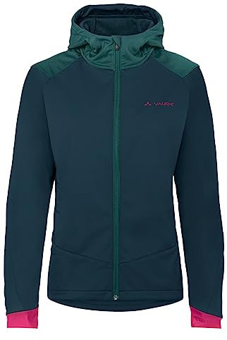 VAUDE Damen Women's Qimsa Softshell Jacket, Dark Sea/dark Sea, 40 EU