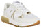 Calvin Klein Damen Magalee Sneaker, White/Gold 142, 35.5 EU