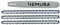 Guida Nemura da 38 cm e set di 3 catene per motoseghe - 64 Maglie di trasmissione - Passo 325/ LP - Calibro 0.58 (1,5 mm) - Ricambi di qualità professionale per utensili - Marca francese