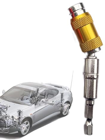Flexible Drill Bit Extensions | Multi-Angle Flexible Bit Holders - Portable Reversing Extension Rod 1/4in