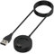 Cargador Reloj Compatible con Forerunner 55 Venus 2s, Fenix 7/6/5Vivoactive 3/4/4S/Forerunner 45/945/745/245 Instinct 2/2S, Cargador Base de Carga con Cable de Datos USB A de 1m Duradero Seguro
