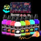 fantastory Halloween Glow in the Dark Paint,0.8ozX8,Neon Colors Glow Acrylic Paints,Waterproof Blacklight Paint for Outdoor Rock,Wood,Craft,Canva,Pumpkin,Holiday Decor,Adults[FluorescentSeries]