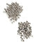 100 Ensembles de Rivets en Cuir 8x8mm, Rivets Ronds à Double Capuchon, Goujons Métalliques Tubulaires, Décoration de Pointes pour Sacs, Chapeaux et Chaussures (Argent)