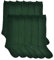 HaraDeco Calcetines Escolares 95% Algodón, Calcetines Largo Hasta la Rodilla para Uniformes y Sport, Calcetines Liso para Vestir Diario (FR/ES, Edad, 5 años, 7 años, Regular, 6, Verde)