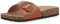 Giralin Damen Sandalen Pantoletten Bequeme Sommer Schuhe Korkoptik Hausschuhe Flats Strandschuhe Schlappen Pool Slides 180325 Hellbraun 42
