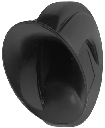 CRAFTHROU Motorradhupe Zubehör Scooter-hupe Ersatzhorn Lautes Horn Laute Hupe Für Lautsprecher Horn -ersatzteile Motorradzubehör Black Plastik