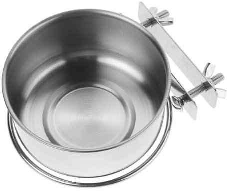 BESPORTBLE Stainless Steel Elevated Dog Bowl Wall-mounted Pet Feeding Station for Cats and Dogs Easy to Clean Height Design for Comfortable Eating for Small Animals and Multi-pet Households