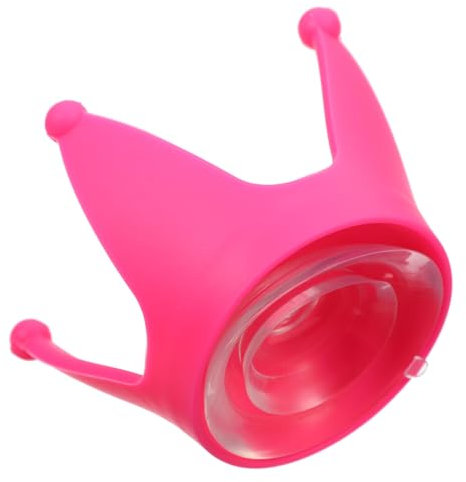 COSMEVIVI Motorradhelm Helm Saugnapf Silikon Pink Doppel Saugnapf Helmdekoration Für Motorradhelm Und Roller