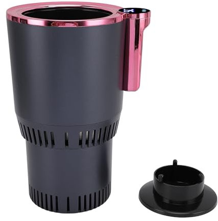 2 in 1 Smart Car Cup Warmer Cooler, Heating -3°C- 5°C, Cooling 58°C-72°C, LCD Display Temps Quickly,Universal Car Charger, Family Use, Commuting Parties, Picnics, Coffee Lovers
