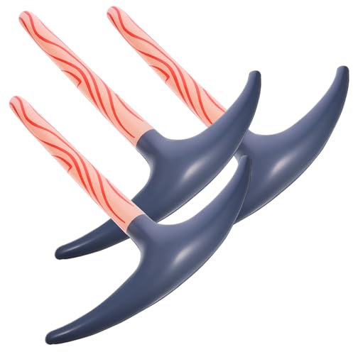 Genérico 3 Piezas Accesorios Para Fiestas Infantiles Balsa Inflable Tubo De La Piscina Juegos Discoteca Inflable Piscina De Flotación Cohete Jugar Juguetes De Polivinilo