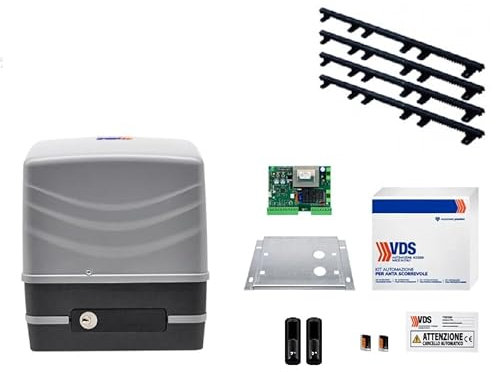 KIT Motor SIMPLY 600 230V para Puertas Correderas de hasta 600 Kg con cremallera Nylon.