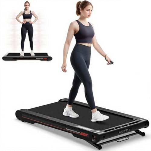 Sperax 4 in 1 Incline Walking Vibration Pad, Portable Under Desk Treadmill, Vibration Walking Pad with 5% & 10% Incline
