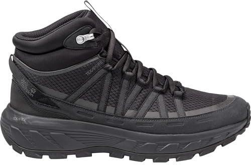 Jack Wolfskin Herren Wild Hike Texapore Mid Schuhe, Black, 43