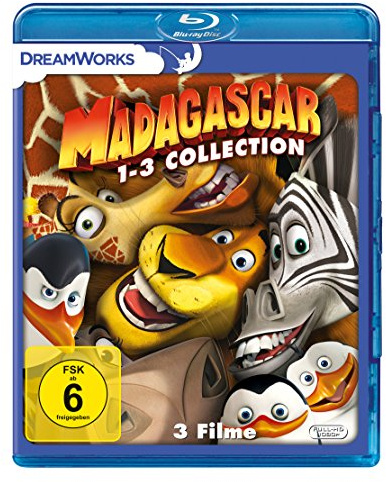 Madagascar 1-3 [Blu-ray]