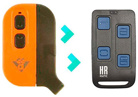 Mando Garaje Universal HR MULTI 3 Compatible CYACSA GO MINI