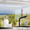 StickerProfis Küchenrückwand selbstklebend Glasoptik - NORDSEE - 1.8mm, Versteift, alle Untergründe, Hart PET Material, Premium 60 x 400cm