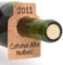 Bar Amigos Lot de 24 étiquettes en liège pour bouteille de vin - Étiquettes vierges pour étiquette n'importe quelle bouteille stockée dans une boîte de rangement