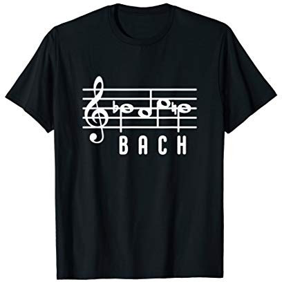 Johann Sebastian Bach B-A-C-H Noten Geschenk für Musiker T-Shirt