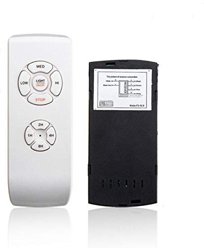 DAMENGOTA Kit de control remoto universal para ventilador de techo de 110 V/220 V, control remoto inalámbrico para cazador/brisa del puerto/Westinghouse/otros (110 V 220 V)