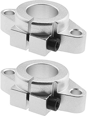eMagTech Wellenhalter SHF20 Schafthalter Schienenführungshalter für Linearführung, Passwellendurchmesser 20 mm