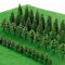 Modell Bäume Miniatur 50PCS Miniaturbäume für Modelle,Miniatur-Modellbäume,Künstliche Baummodelle Dekoration Baum,Gemischtes Grünes Mini-Baum-Set Landschaft Architektur Landschaftsmodell Bäume